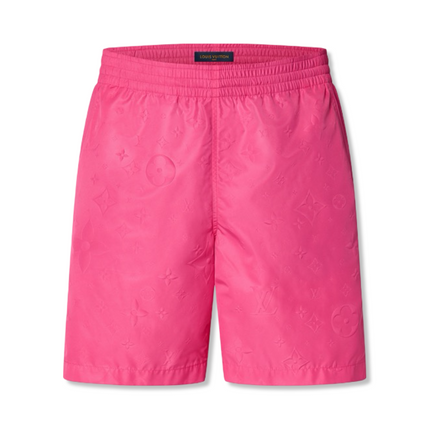 Monogram Swim Shorts Pink