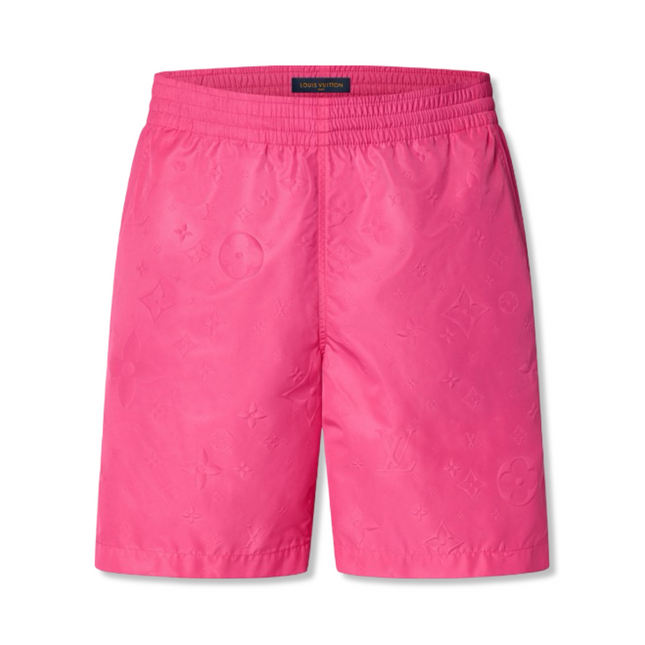 Monogram Swim Shorts Pink