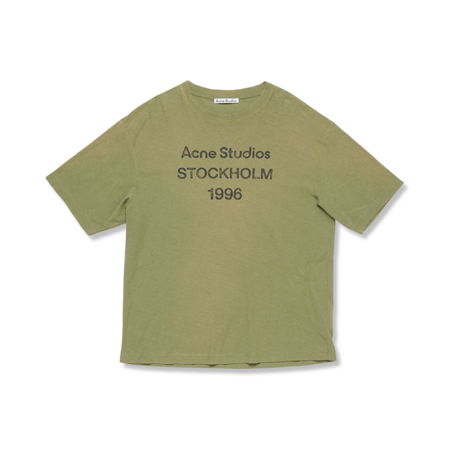 Sprayed Logo T-Shirt Khaki