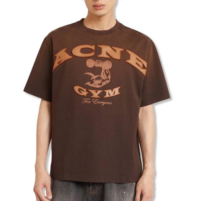 Logo T-Shirt in Brown