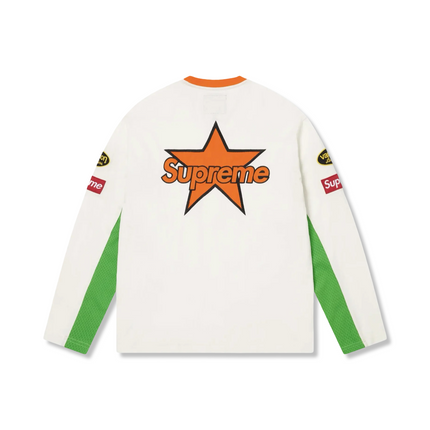 Vanson Long Sleeve White