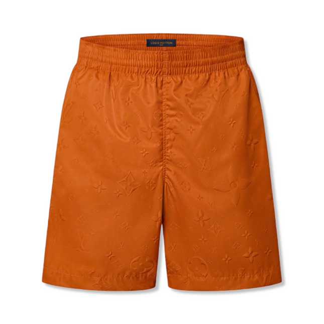 Monogram Swim Shorts Orange