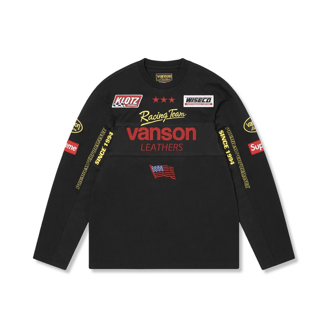 Vanson Long Sleeve Black