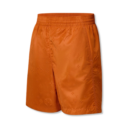 Monogram Swim Shorts Orange