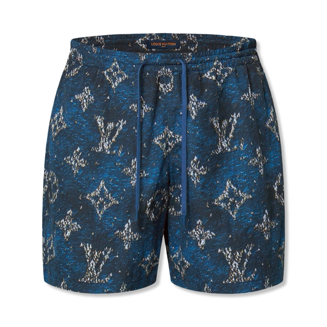 Monogram Print Swim Shorts