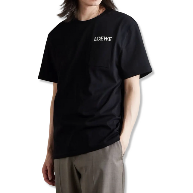 Embroidered Logo T-Shirt Black