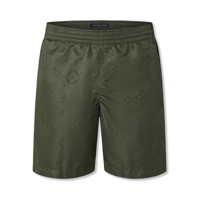 Monogram Swim Shorts Khaki