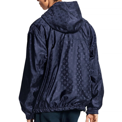 Monogram Reversible Windbreaker Navy