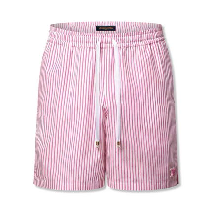 Monogram Striped Swim Shorts