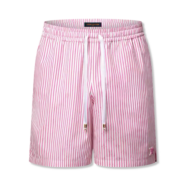 Monogram Striped Swim Shorts