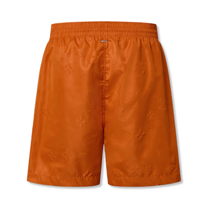 Monogram Swim Shorts Orange