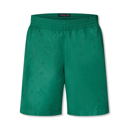 Monogram Swim Shorts Green
