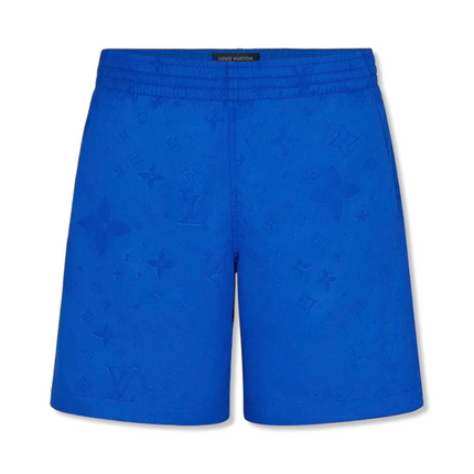 Monogram Swim Shorts Blue