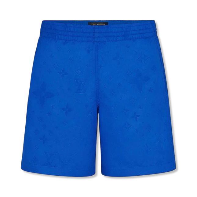 Monogram Swim Shorts Blue