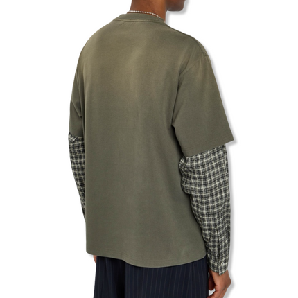 Layered Logo T-Shirt Khaki