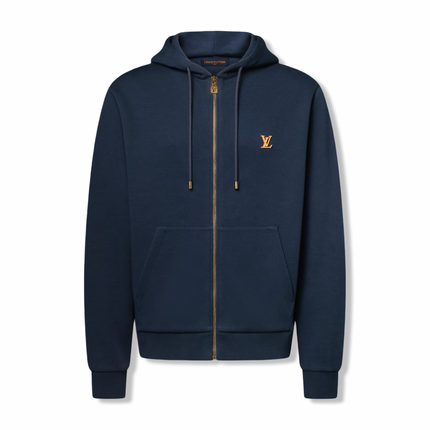 Zipped Hoodie Navy