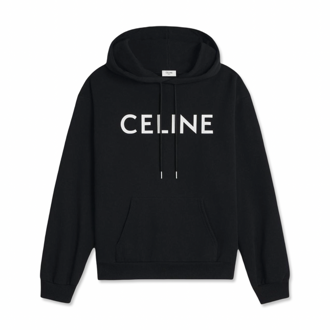 Cotton Hoodie Black