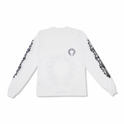Horseshoe Long-sleeve T-Shirt White