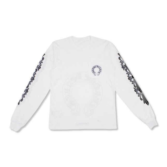 Horseshoe Long-sleeve T-Shirt White