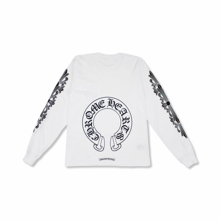 Horseshoe Long-sleeve T-Shirt White