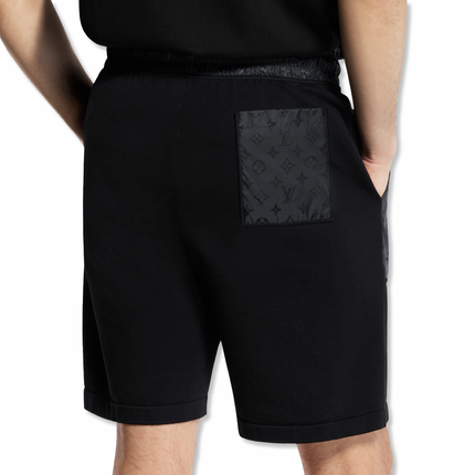 Monogram Pocket Shorts Black