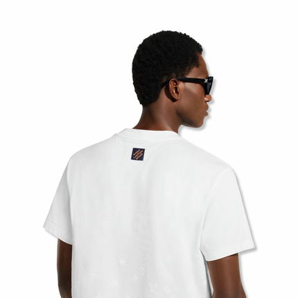Gradient Flock Print T-Shirt White