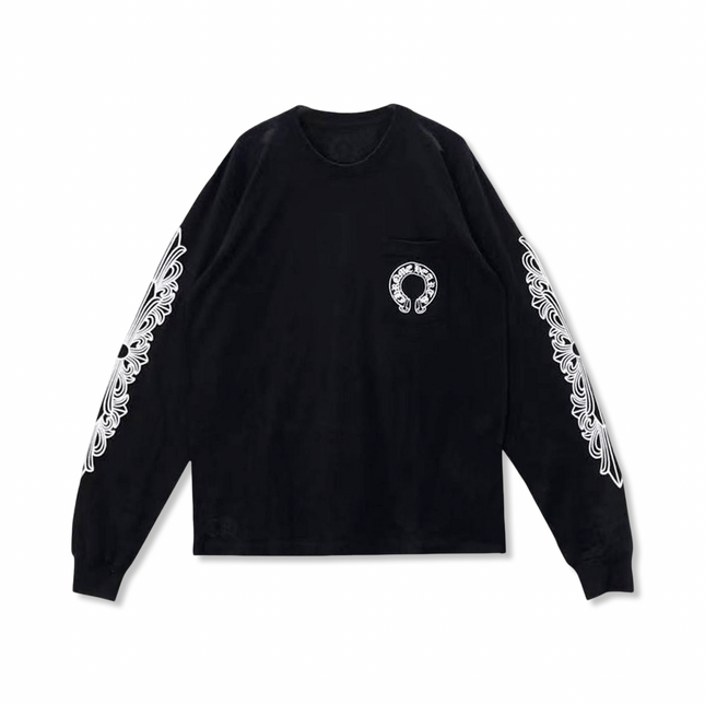 Horseshoe Long-sleeve T-Shirt Black