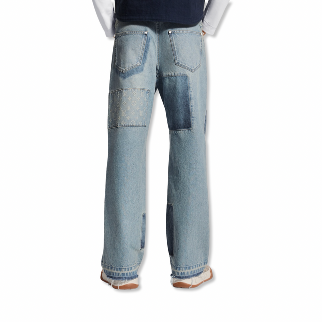 Patchwork Denim Jeans