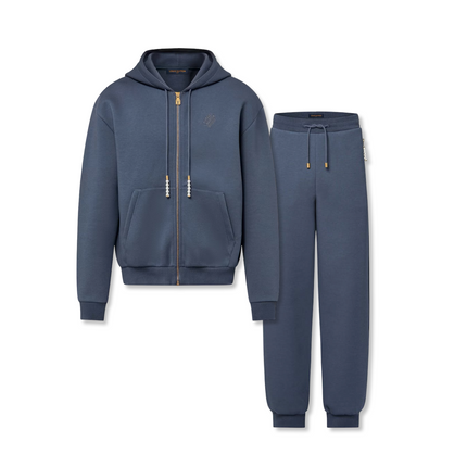 Embroidered Tracksuit Navy