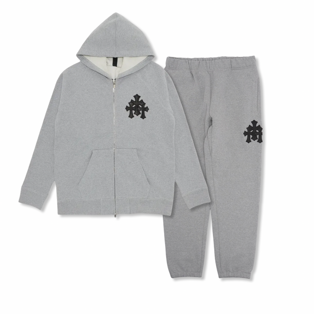 Triple Cross Tracksuit Grey