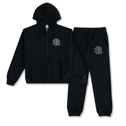 Core Zip-Up Tracksuit Black