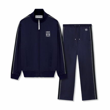 Technical Jersey Tracksuit Navy
