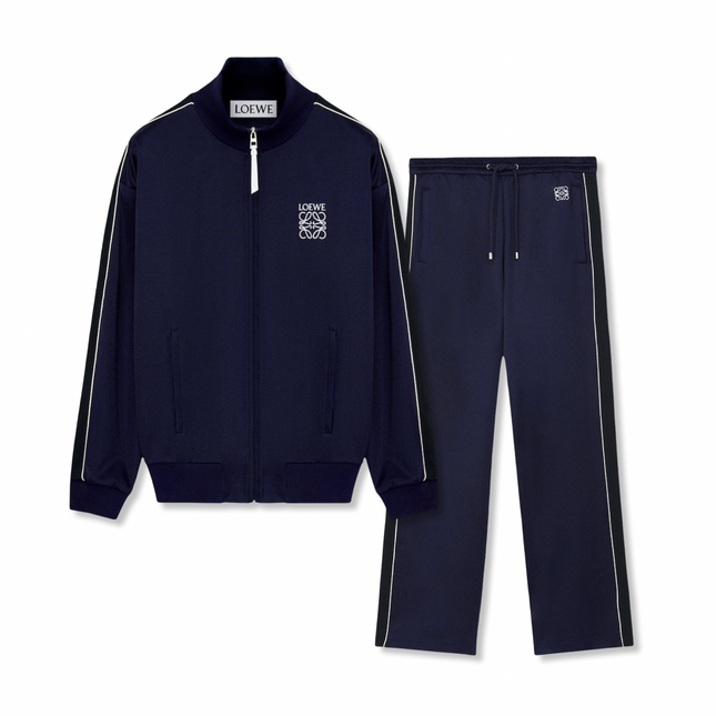 Technical Jersey Tracksuit Navy