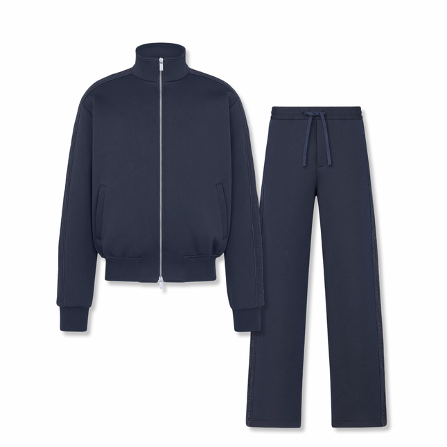 Oblique Tracksuit Navy