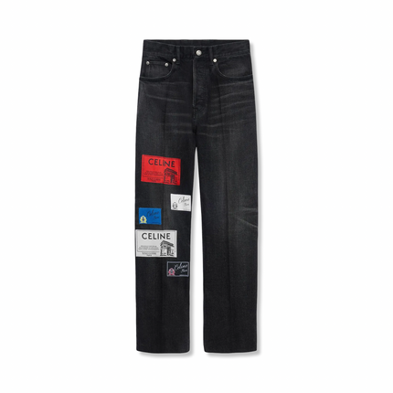 Patchwork Denim Jeans