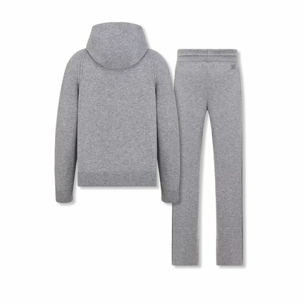 Cashmere Knit Tracksuit Grey