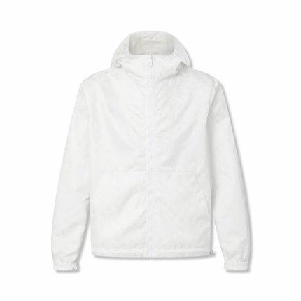 Monogram Reversible Windbreaker White