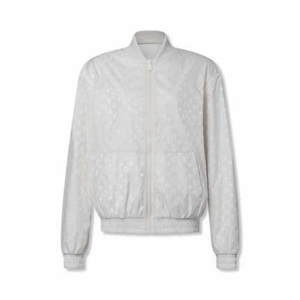 Monogram Lightweight Bomber Jacket White