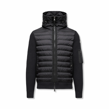 Padded Cardigan Black