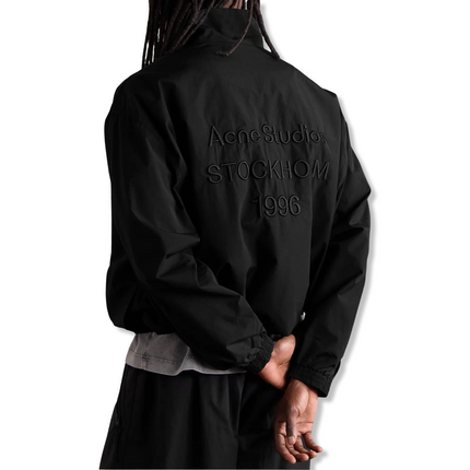 Logo Embroidered Jacket Black