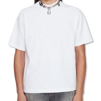 Embroidered Logo T-Shirt White