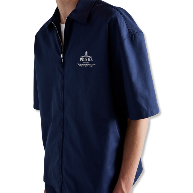 Cotton Shirt Navy
