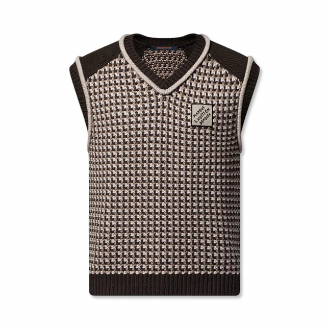 Cotton Vest Brown
