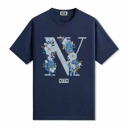 Floral NY Tee Navy