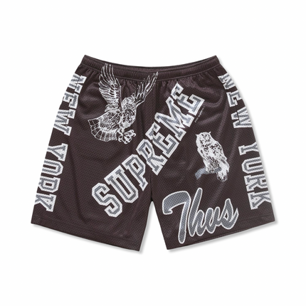Varsity Mesh Shorts Black
