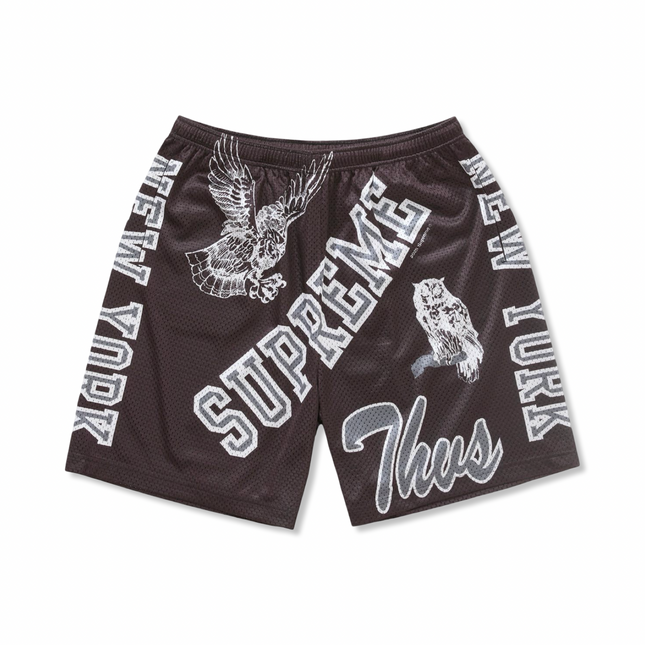Varsity Mesh Shorts Black