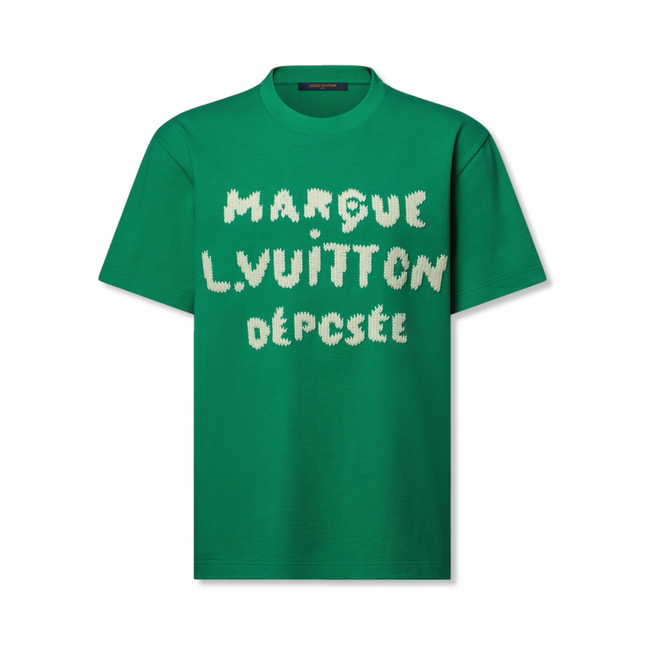 Embroidered Signature T-Shirt Green