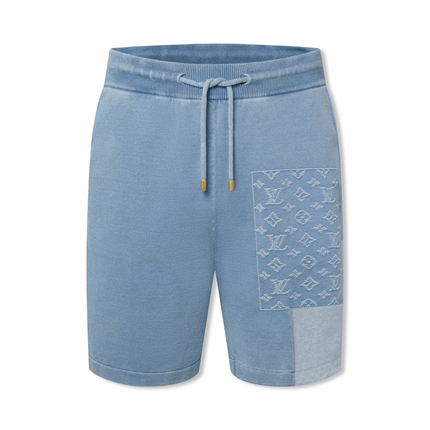 Monogram Patchwork Shorts